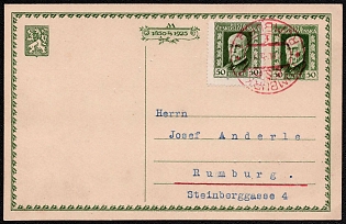 1925 '1850 – 1925 Postcard', Nazi Propaganda Postcard