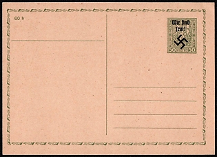 1938 Rumburg, Nazi Propaganda Postcard