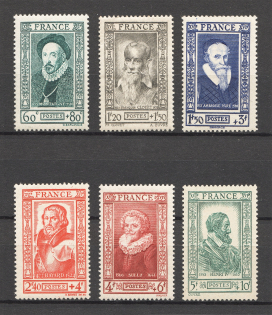 1943 France (CV $10, Full Set)