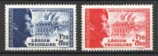 1942 France Legion (CV $20, Full Set, MNH)