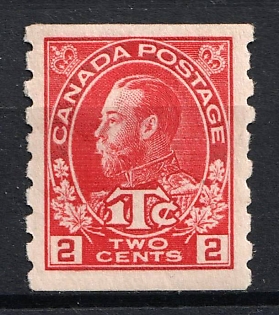 1916 2c Dominion of Canada, British Colonies, War Tax Stamp