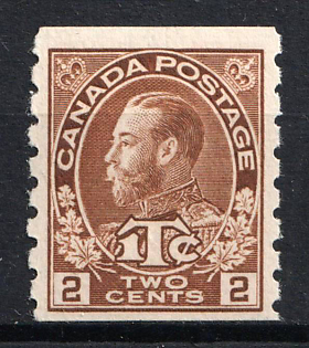 1916 2c Dominion of Canada, British Colonies, War Tax Stamp