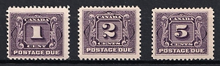 1906 Dominion of Canada, British Colonies, Postage Due Stamps