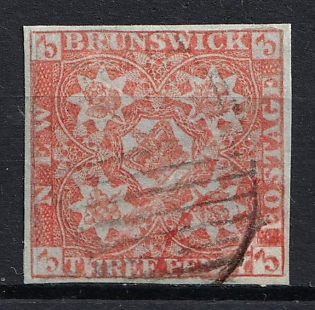 1851 3d New Brunswick, Canada, British Colonies