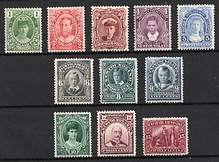 1911-16 Newfoundland, Canada, British Colonies (Full Set)