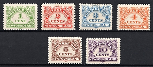 1939-49 Newfoundland, Canada, British Colonies, Postage Due Stamps