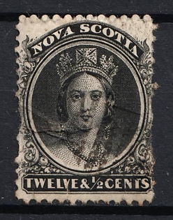 1860 12.5c Nova Scotia, Canada, British Colonies