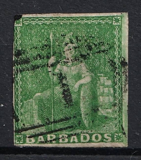 1852 1/2d Barbados, British Colonies