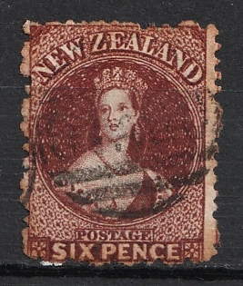 1864 6d New Zealand, British Colonies