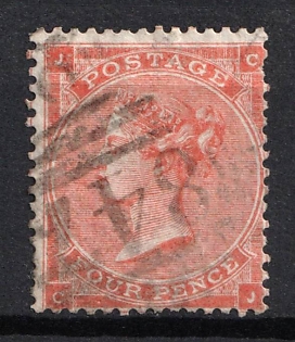 1862-1864 4d Great Britain