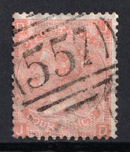 1865 4d Great Britain