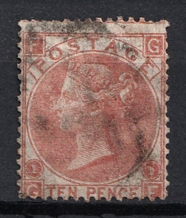 1867-1880 10d Great Britain