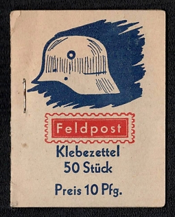 Germany, Field Post Feldpost Booklet with Labels