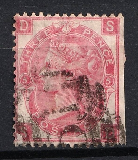 1868 3d Great Britain (Plate 5)