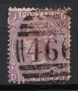 1868 6d Great Britain