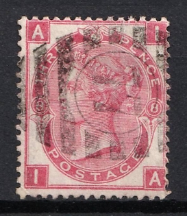 1872 3d Great Britain (Plate 8)
