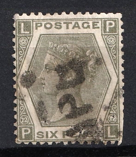 1873 6d Great Britain