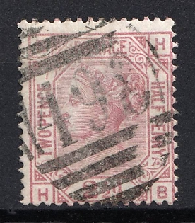 1877 2.5d Great Britain (SHIFTED Perforation, Plate 7)