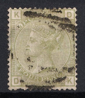 1877 4d Great Britain (Plate 16)