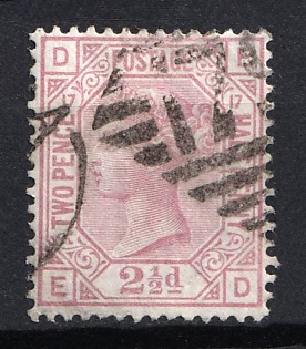 1880 2.5d Great Britain (Plate 17)