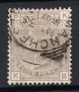 1880 4d Great Britain (Plate 17)