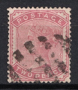 1880 2d Great Britain (Deep Rose)