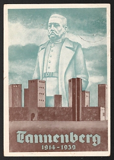 1939 'Tannenberg 1914-1939' Nazi Propaganda Postcard