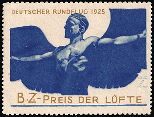 1925 'German Sightseeing Flight', Germany, Non-Postal Propaganda Stamp