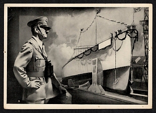 1933-1945 'Konig's Postcards are Timely' Adolf Hitler Nazi Propaganda Postcard