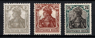 1918-19 German Empire, Germany (Full Set, Signed)