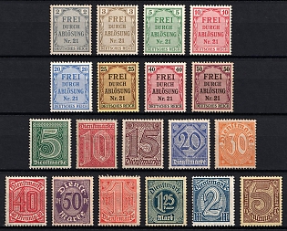 1903-20 Germany, Official Stamps (Full Sets)