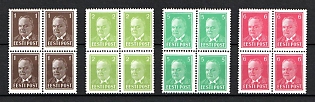 1936 Estonia, Blocks of Four