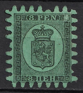 1886-1887 8p Russian Finland, Russian Empire, Russia