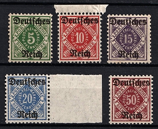 1920 Weimar Republic, Germany, Official Stamps (Full Set)