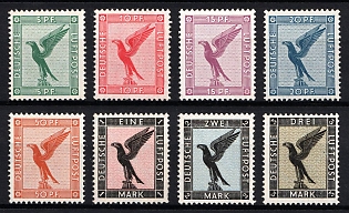 1926-27 Weimar Republic, Germany, Airmail (Full Set, Signed)