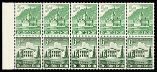 1940 Third Reich, Germany, Se-tenant, Zusammendrucke, Block
