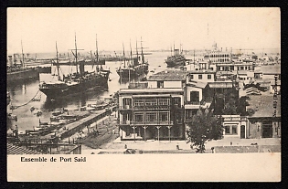 XIX-XX ct 'Port Said Set' Illustrated Postcard