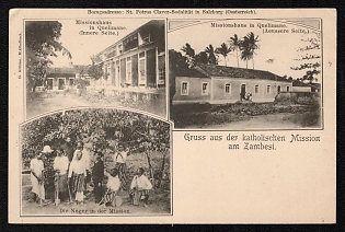 XIX-XX ct 'Crusade to the Catholic Mission of the Sambesi' Illustrated Postcard