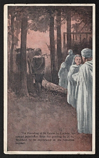 1909 United States 'The Founding of St. Louis by Laclede, by Special Permission from the Painting by F. L. Stoddard, to be Reproduced in the Historical Pageant' World War I Propaganda Postcard