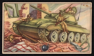 1939-1945 Belgium 'Isigny Isigny is Taken by the Americans on June 9' World War II Propaganda Postcard
