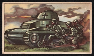 1939-1945 Belgium 'Last Starts on August 20, the Germans Tried in Vain to Break the Circle That Surrounded Them' World War II Propaganda Postcard