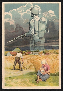 1938 Czechoslovakia 'Otto Uszak, Pinks. 1918–1938 1938 20th Anniversary of the Independence of the Czechoslovak Republic' World War II Propaganda Postcard