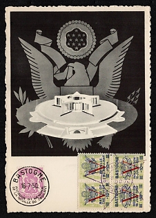 1950 United States 'On No Other Soil the Earth Over Has More American Blood Been Spilled in the Course of a Single Battle' World War II Propaganda Postcard