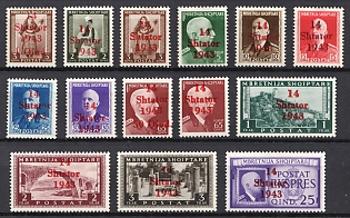 1943 Albania, German Occupation, Germany (Full Set)