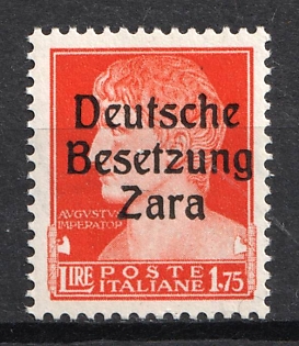 1943 1.75l Zadar, German Occupation, Germany (Signed)