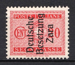 1943 20c Zadar, German Occupation, Germany, Official Stamp (Signed)