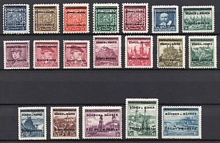 1939 Bohemia and Moravia, Germany (Full Set, Signed)