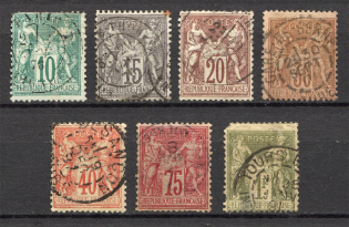 1876-81 France Type I (CV $140, Canceled)