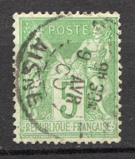 1876-81 France Type I 5 C (CV $50, Canceled)