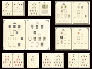 1923 Weimar Republic, Germany, Collection of Varieties